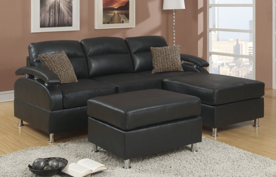 Диван с пуфом "Милан-2" с пуфом