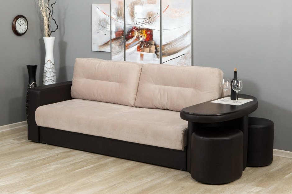 Диван с пуфом