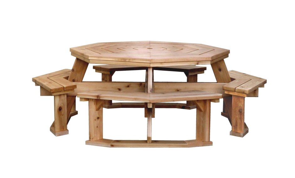 Classic Octagon Picnic Table Plans