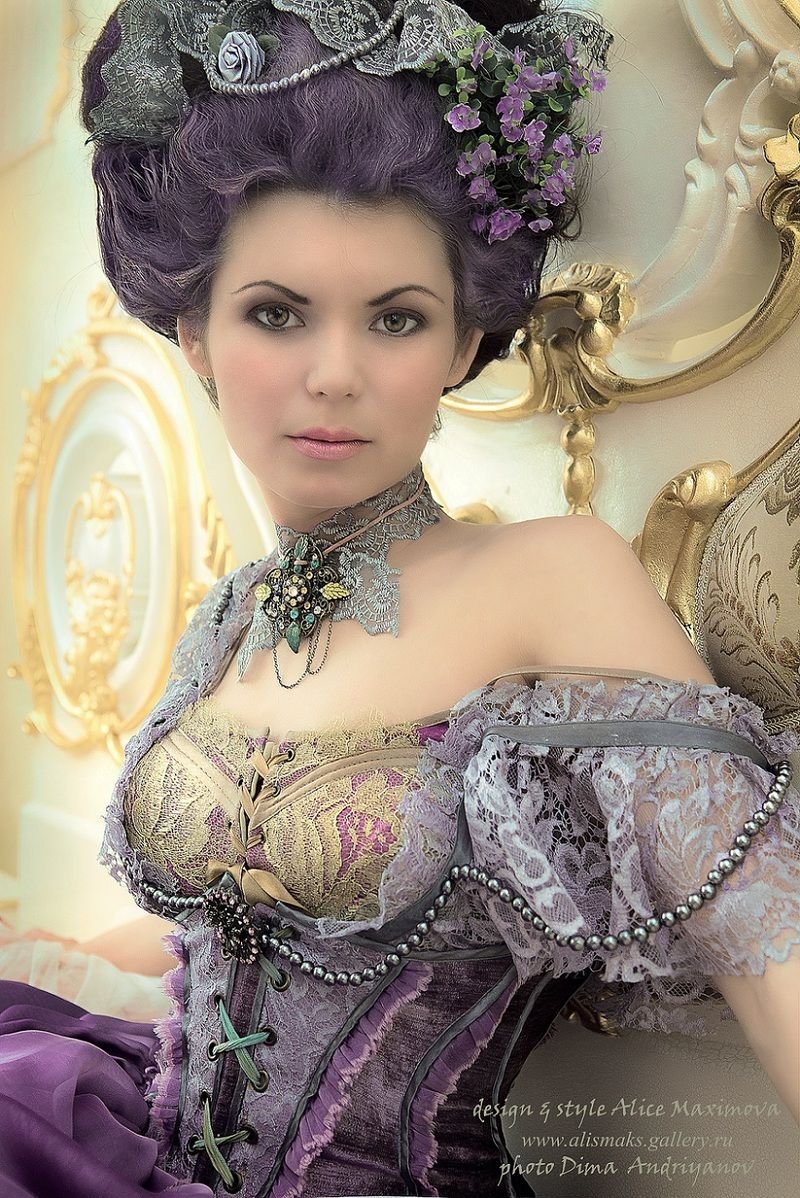 Викторианский стиль одежда Мария Антуанетта