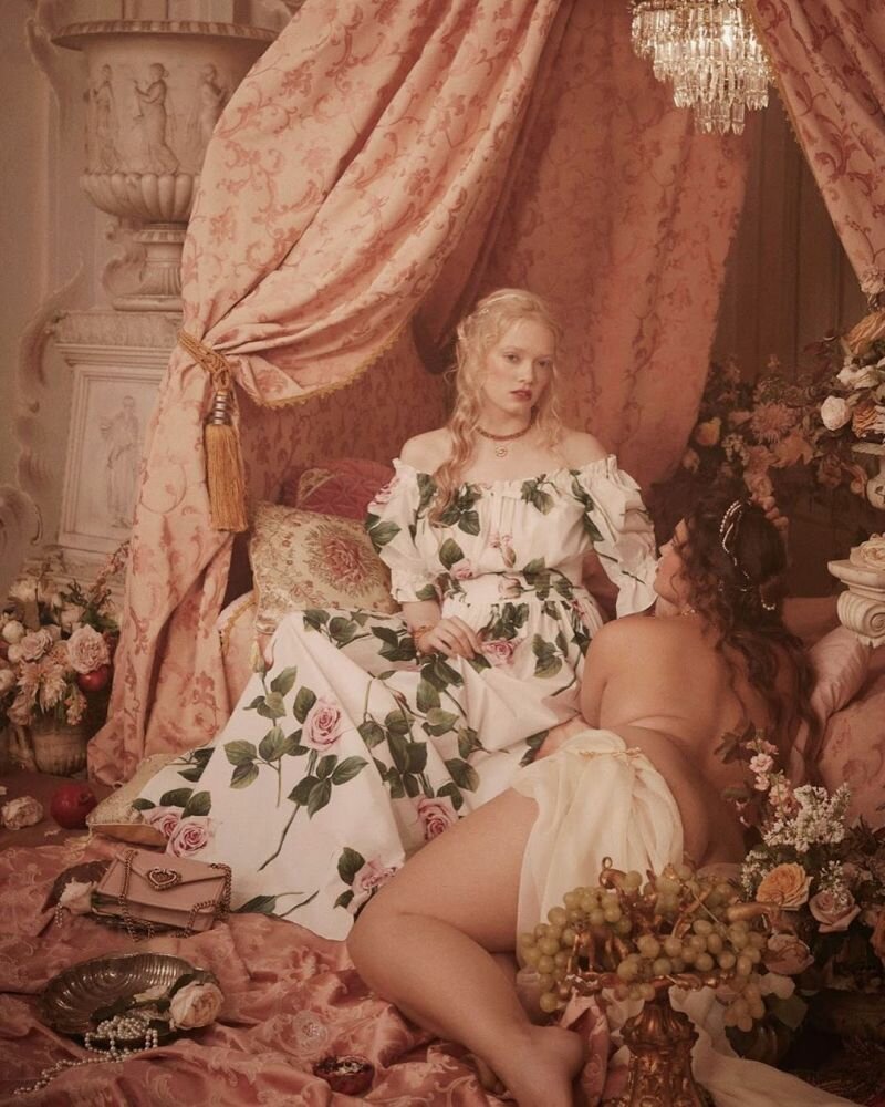 Реклама Дольче Габбана в стиле Рубенса