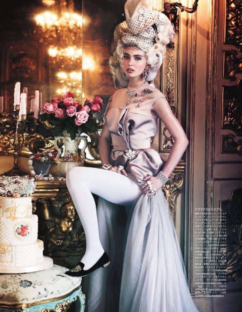 Рококо мода Мария Антуанетта