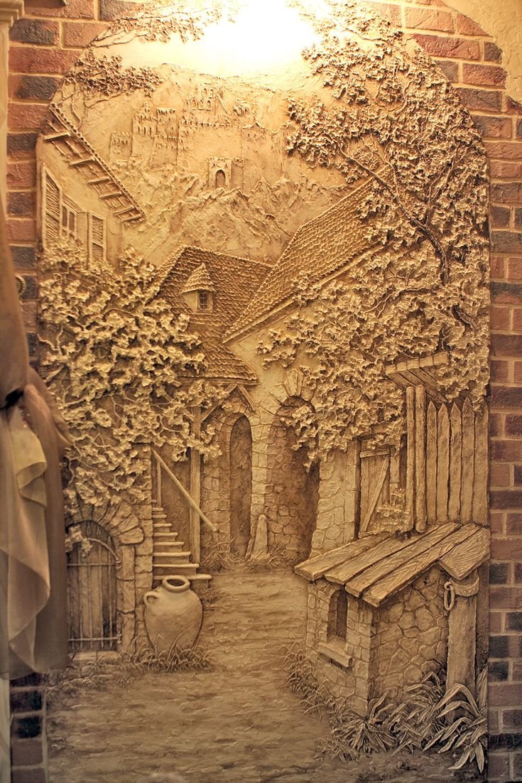 Объемная штукатурка