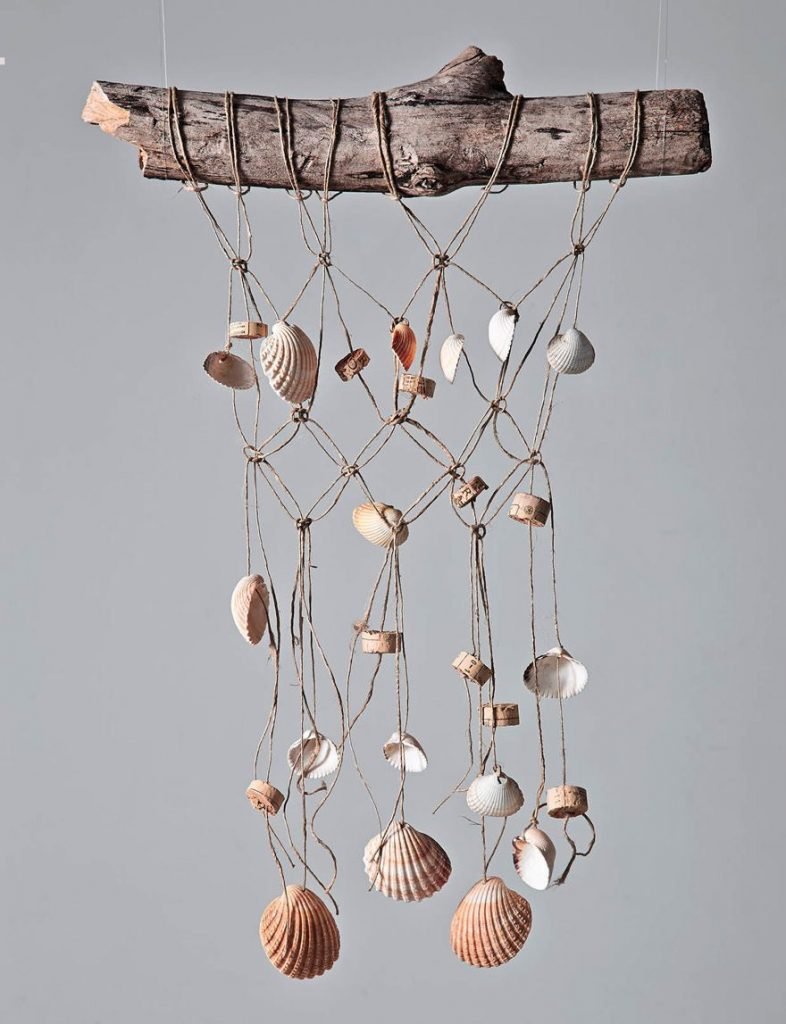 Елочные украшения из ракушек