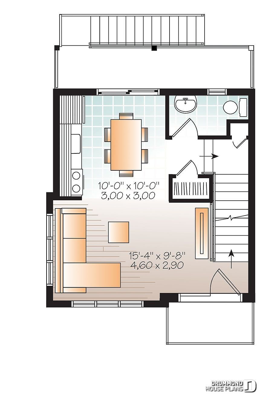 Планировка небольшого домика