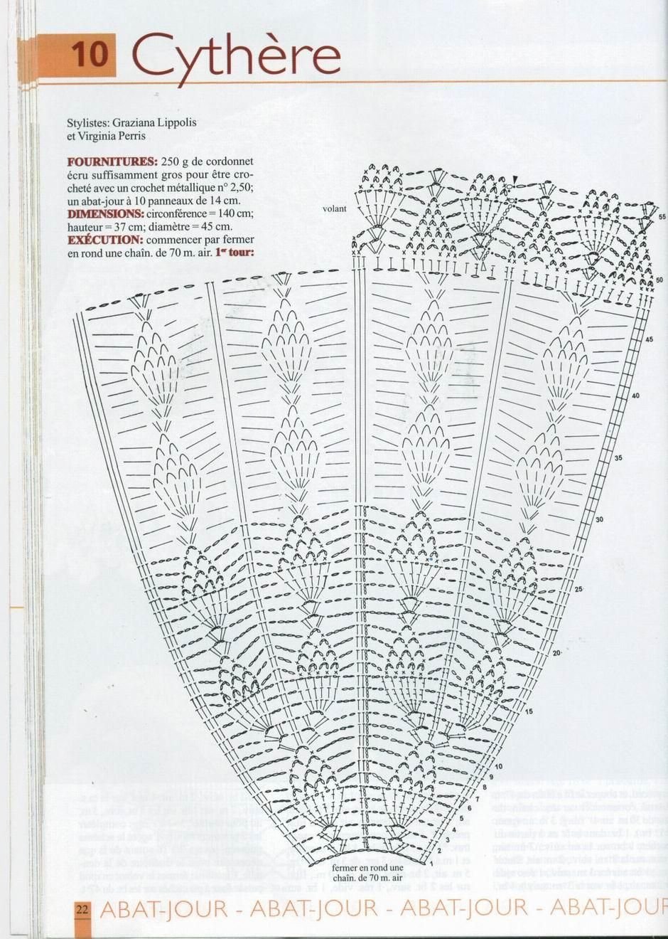 Бохо лампа крючком