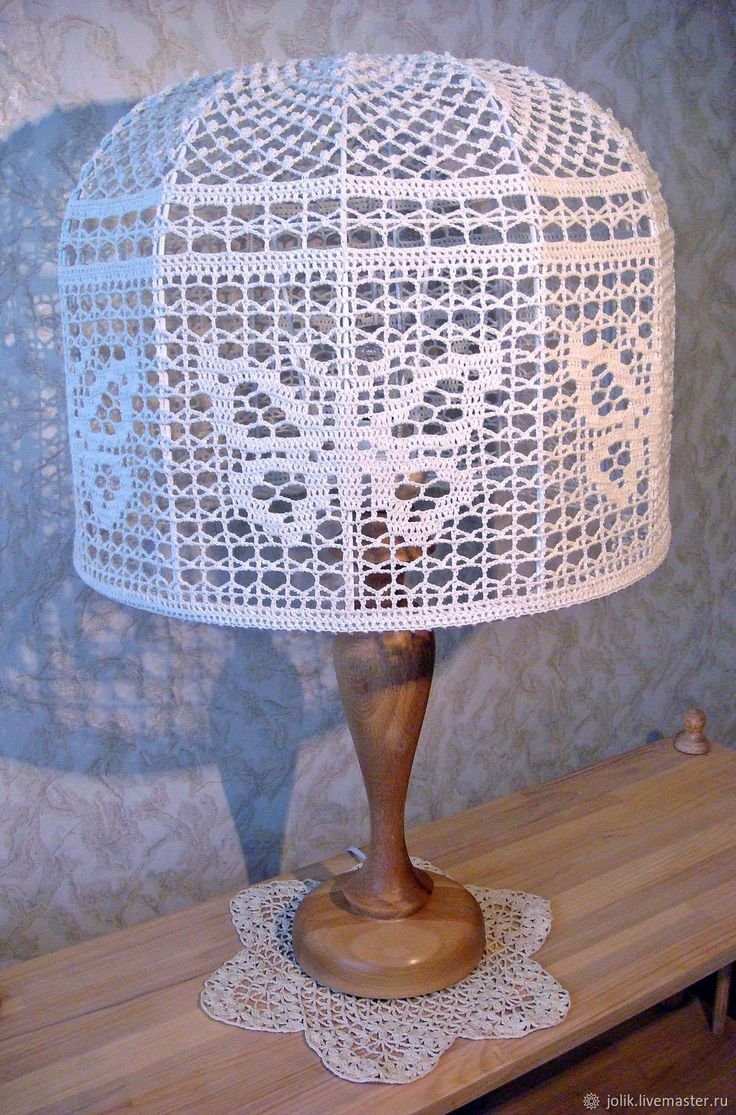 Связать абажур для торшера крючком