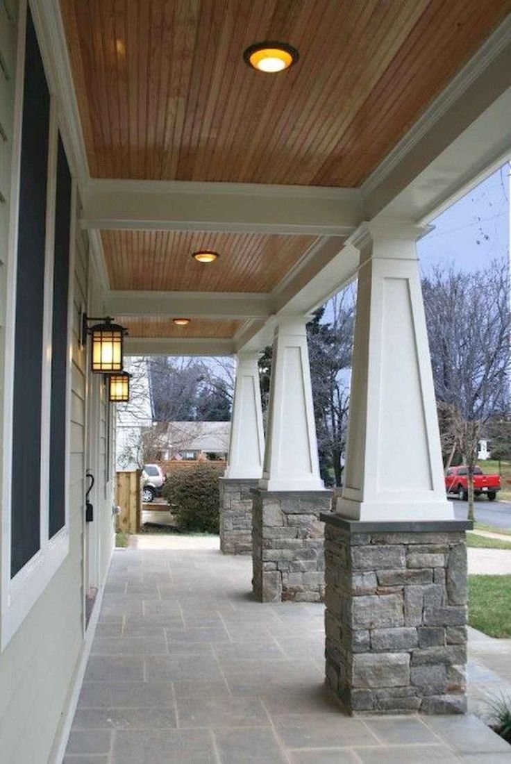 Отделка деревянных колонн террасы