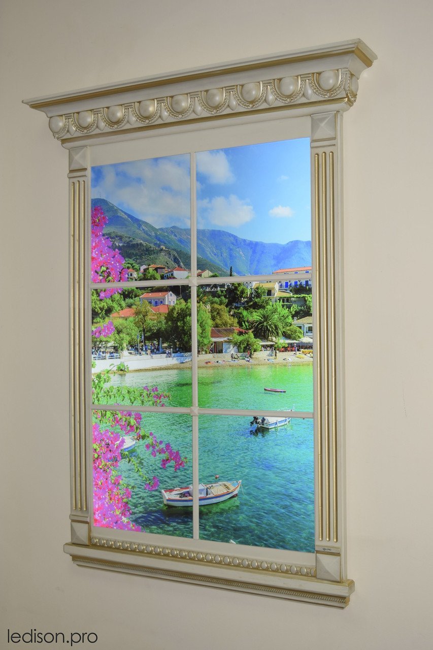 Имитация окна с подсветкой