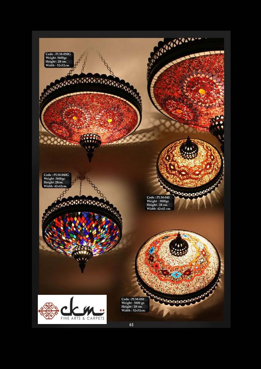 Лампы Тиффани в марокканском стиле