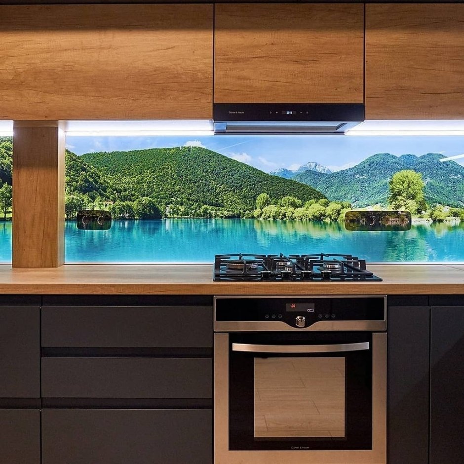 Фартук для кухни природа