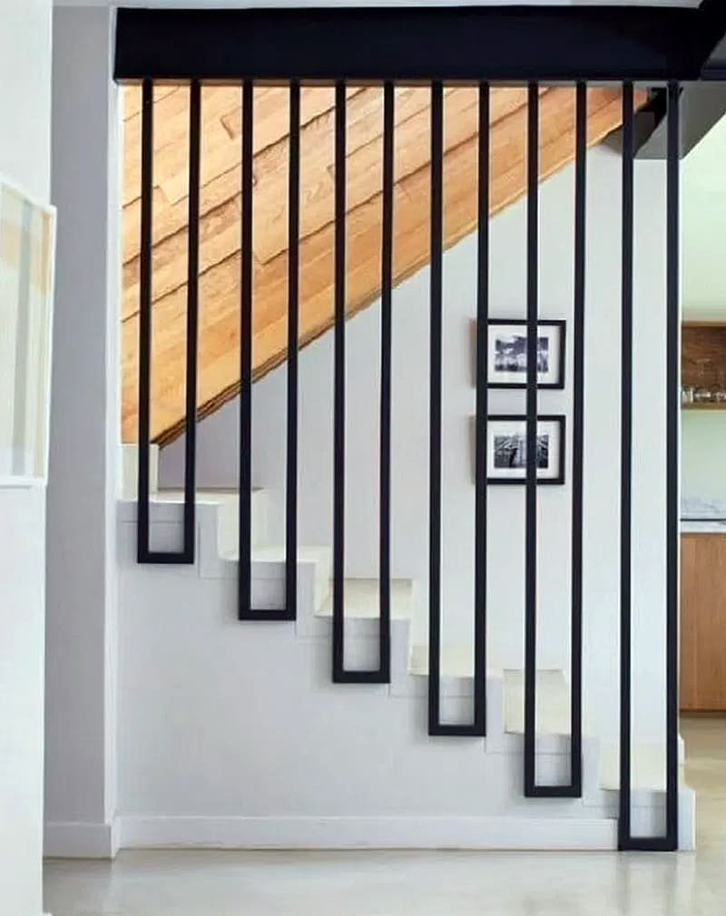 Декоративные перегородки на лестницу