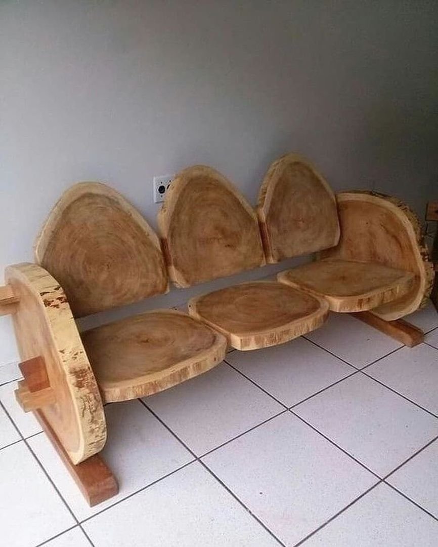 Мебель из бревна