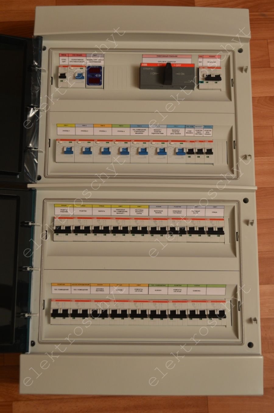 Щит для автоматов АВВ Mistral 72 модуля