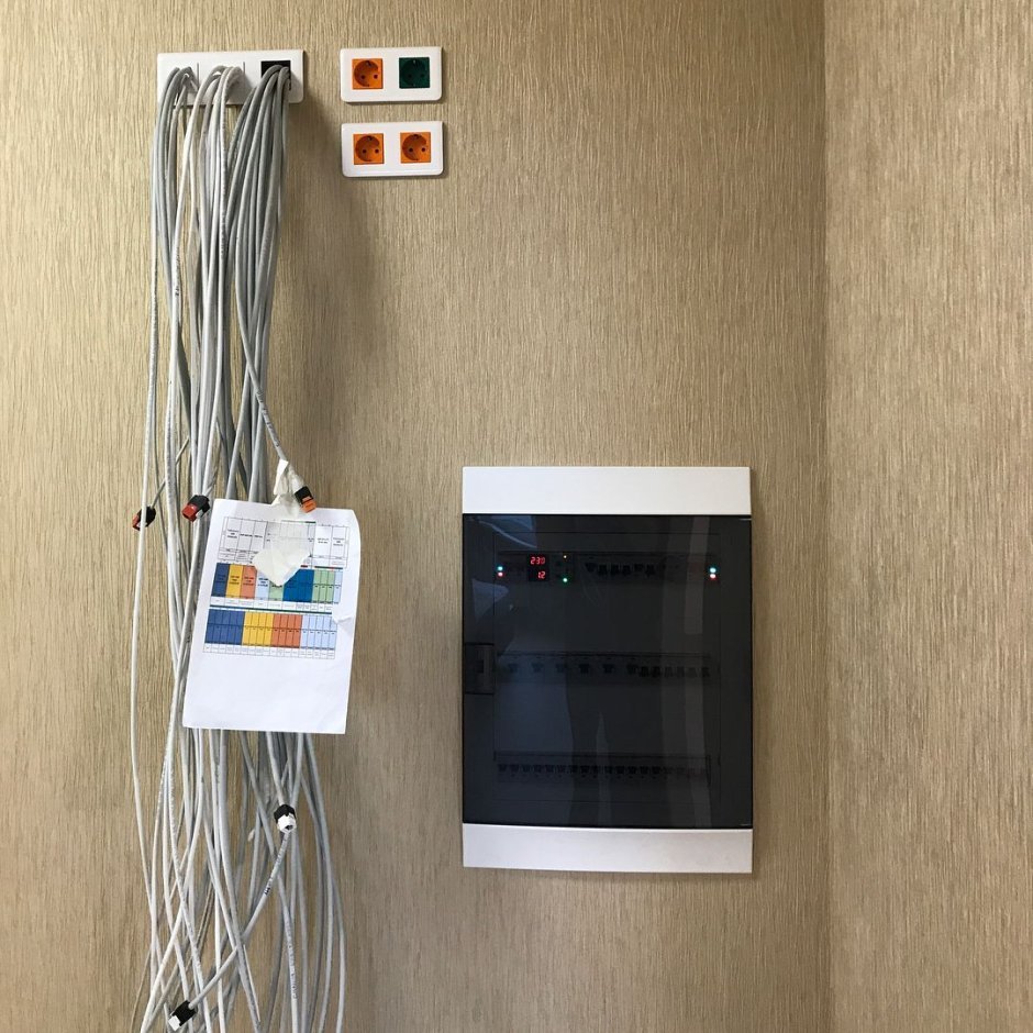 Навесной щиток в квартире