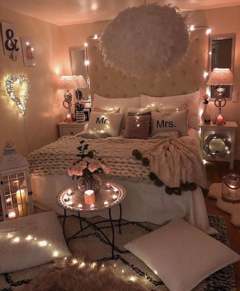 Уютный декор спальни