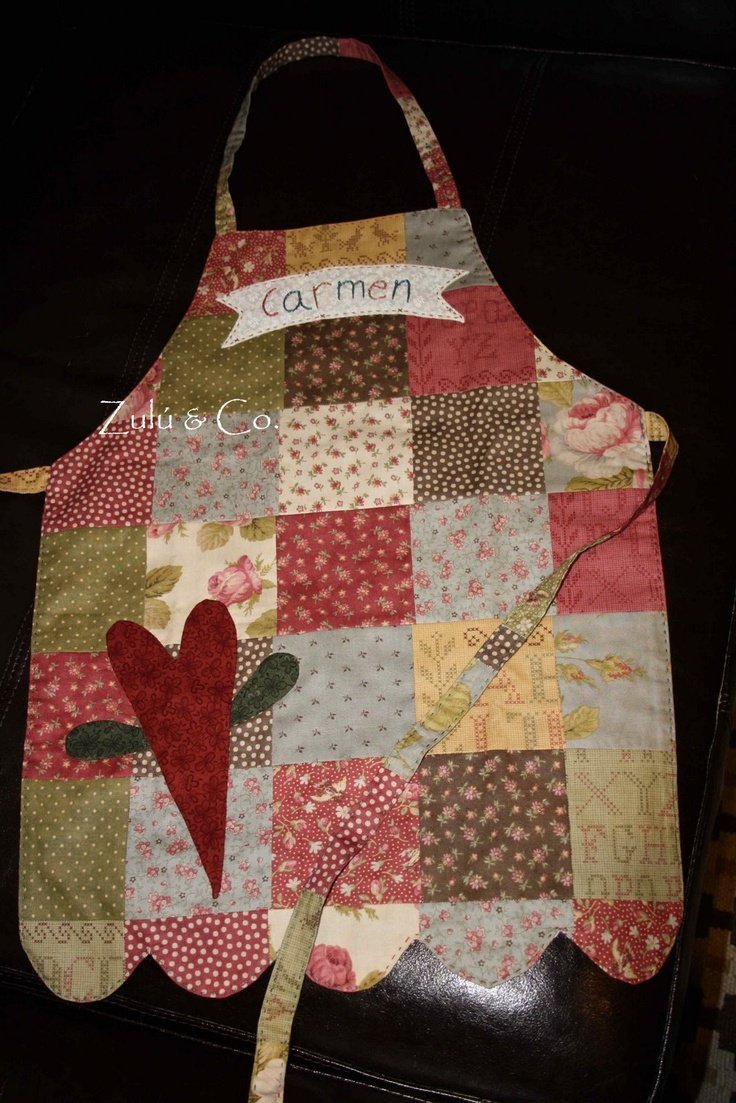 Передник в стиле пэчворк