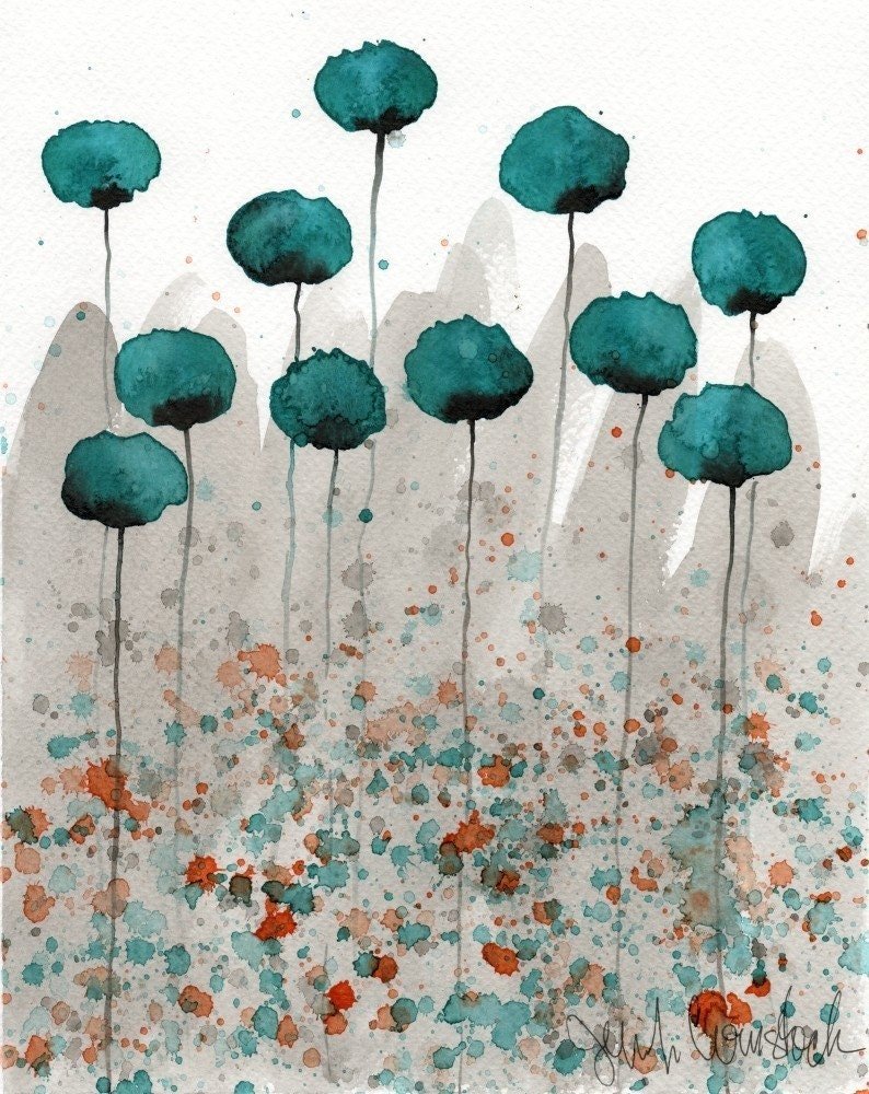 Цветы Минимализм живопись