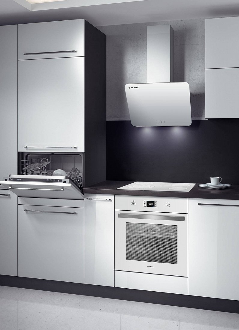 Газовый духовой шкаф Fornelli FGА 45 stretto WH