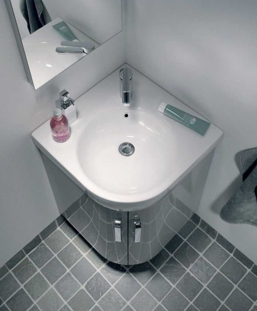 Угловая раковина 50х50