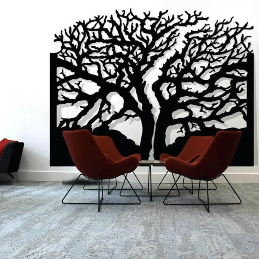 Дерево из металлолома