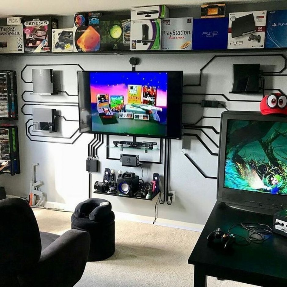 Игровая комната видеоигр