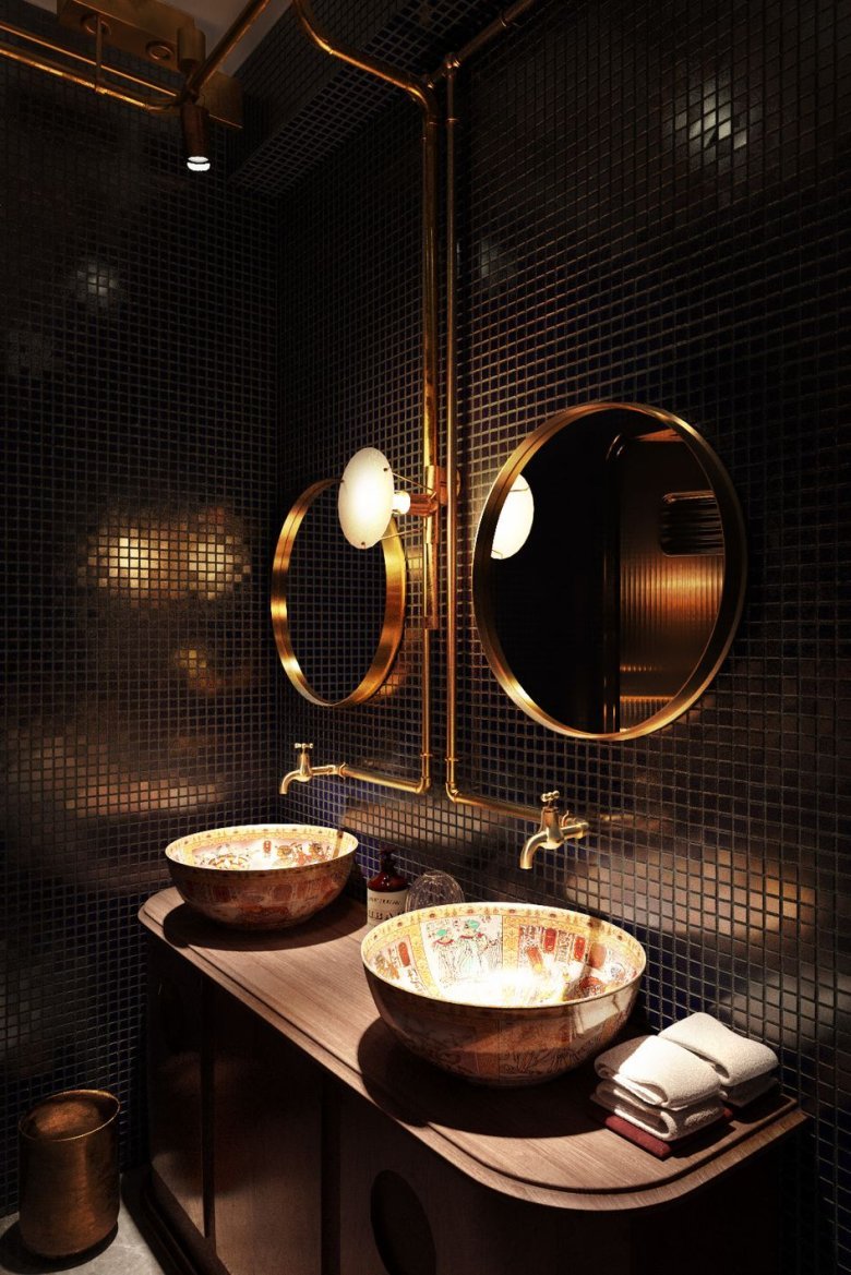 Туалет в ресторане