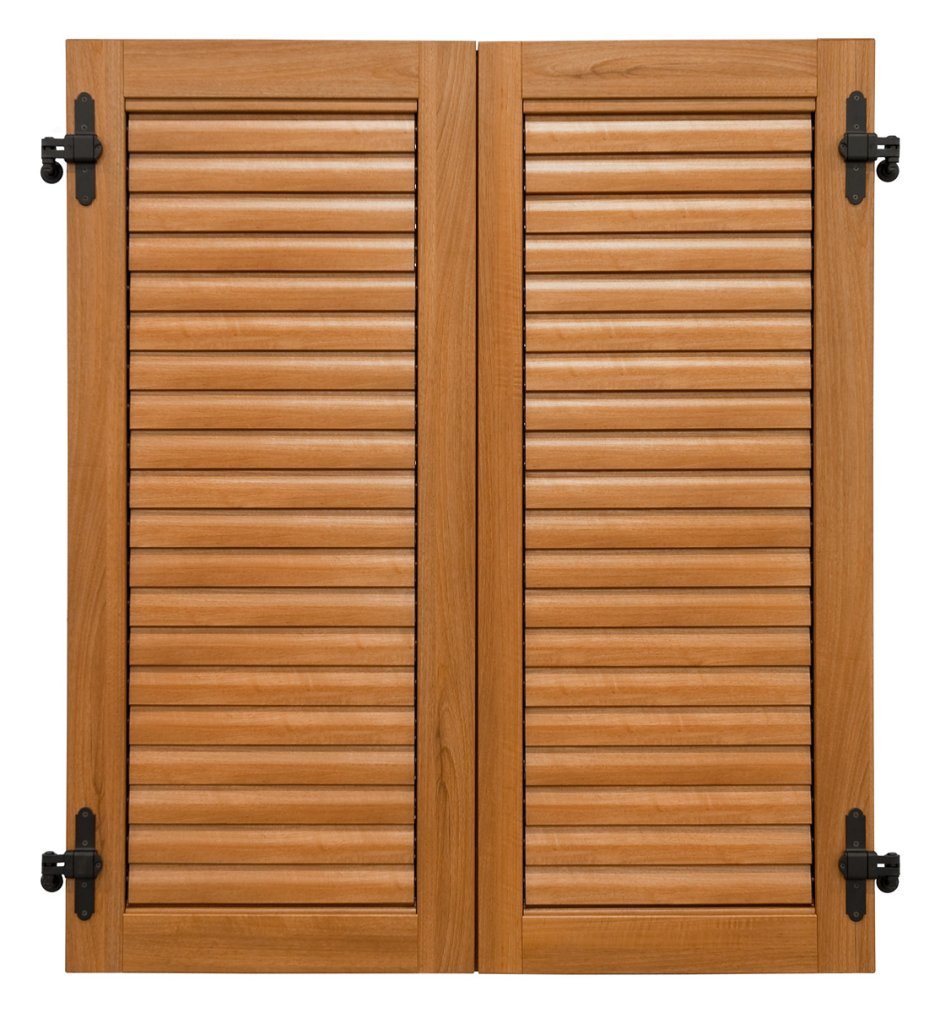 Деревянные ставни