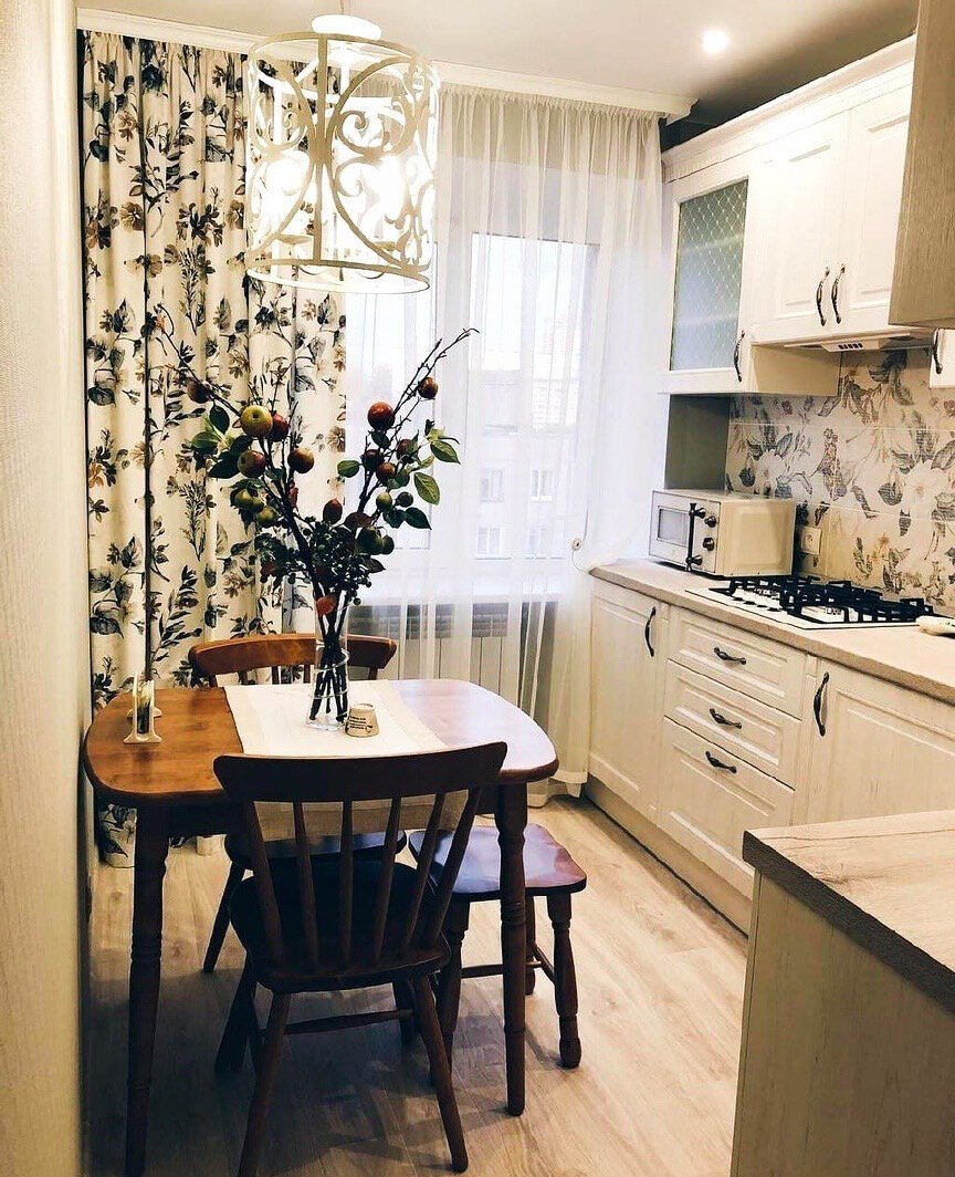 Кухня хрущевка Прованс 5 кв.м