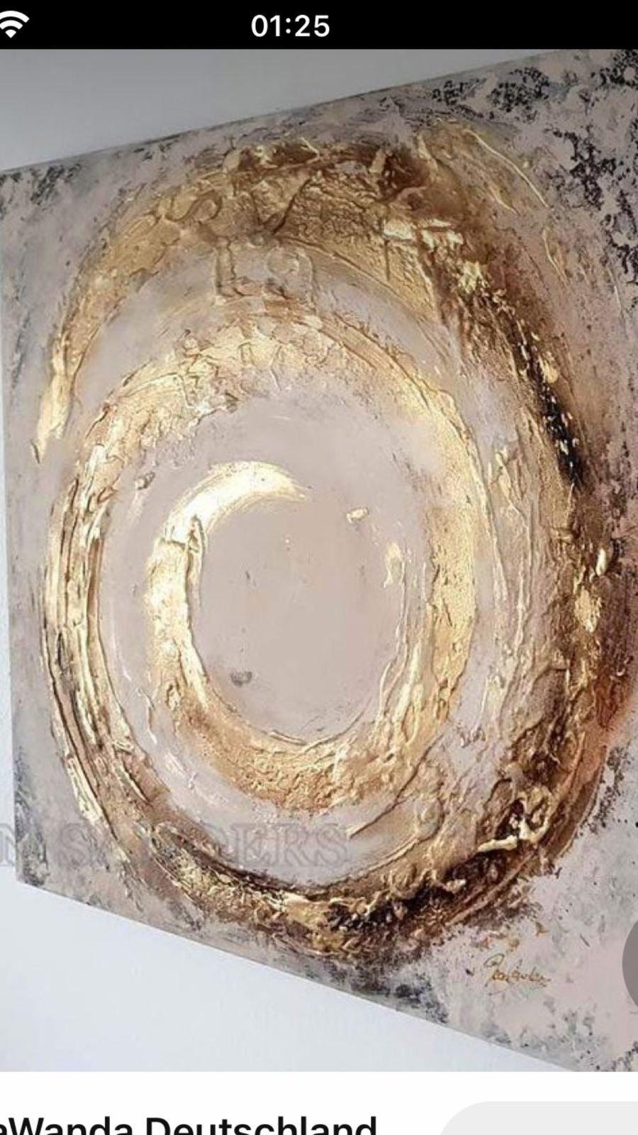 Абстракция текстурной пастой