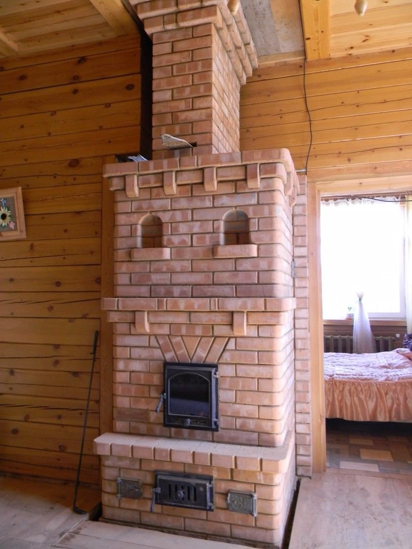 Красивые печи из кирпича