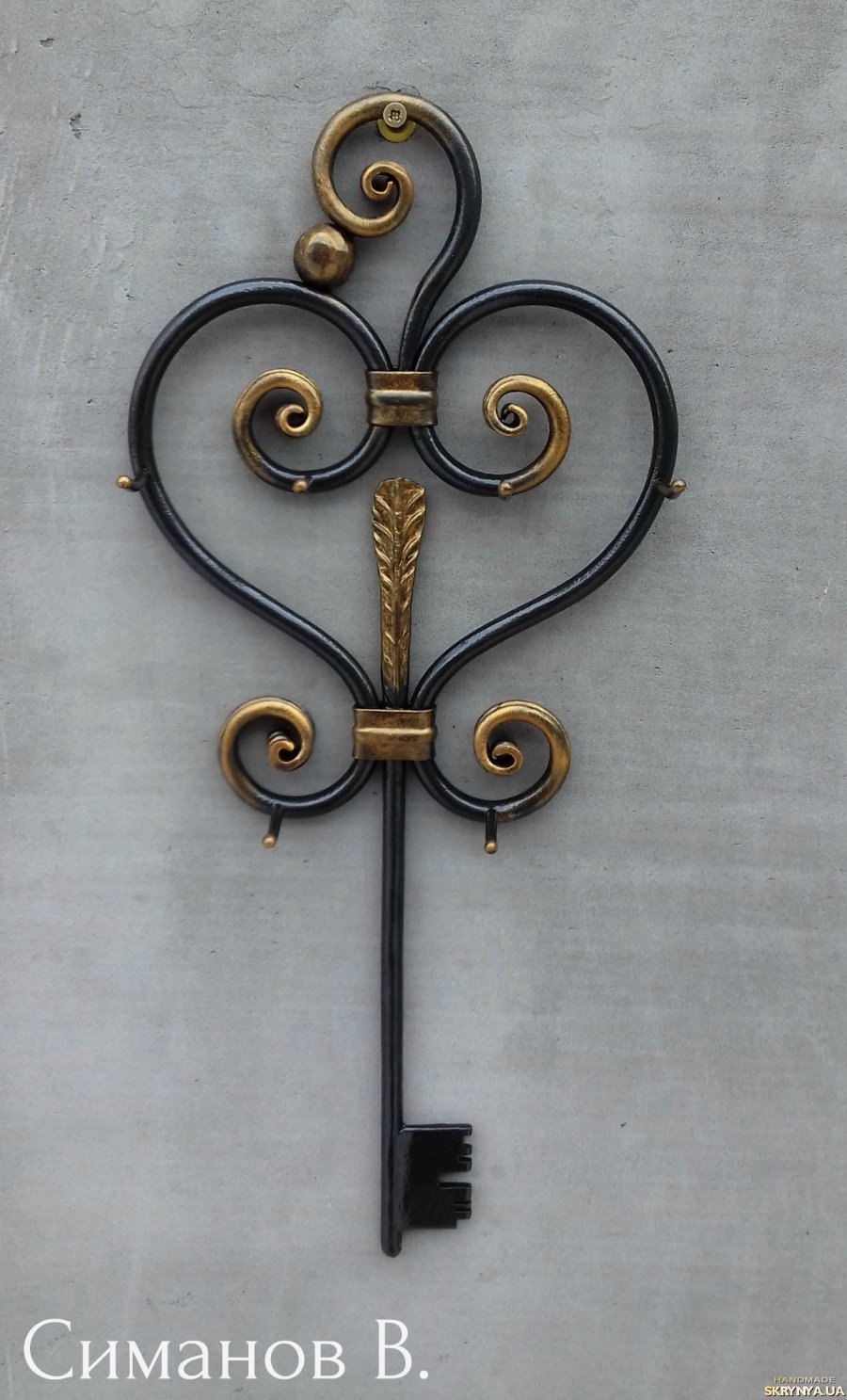 Кованая ключница