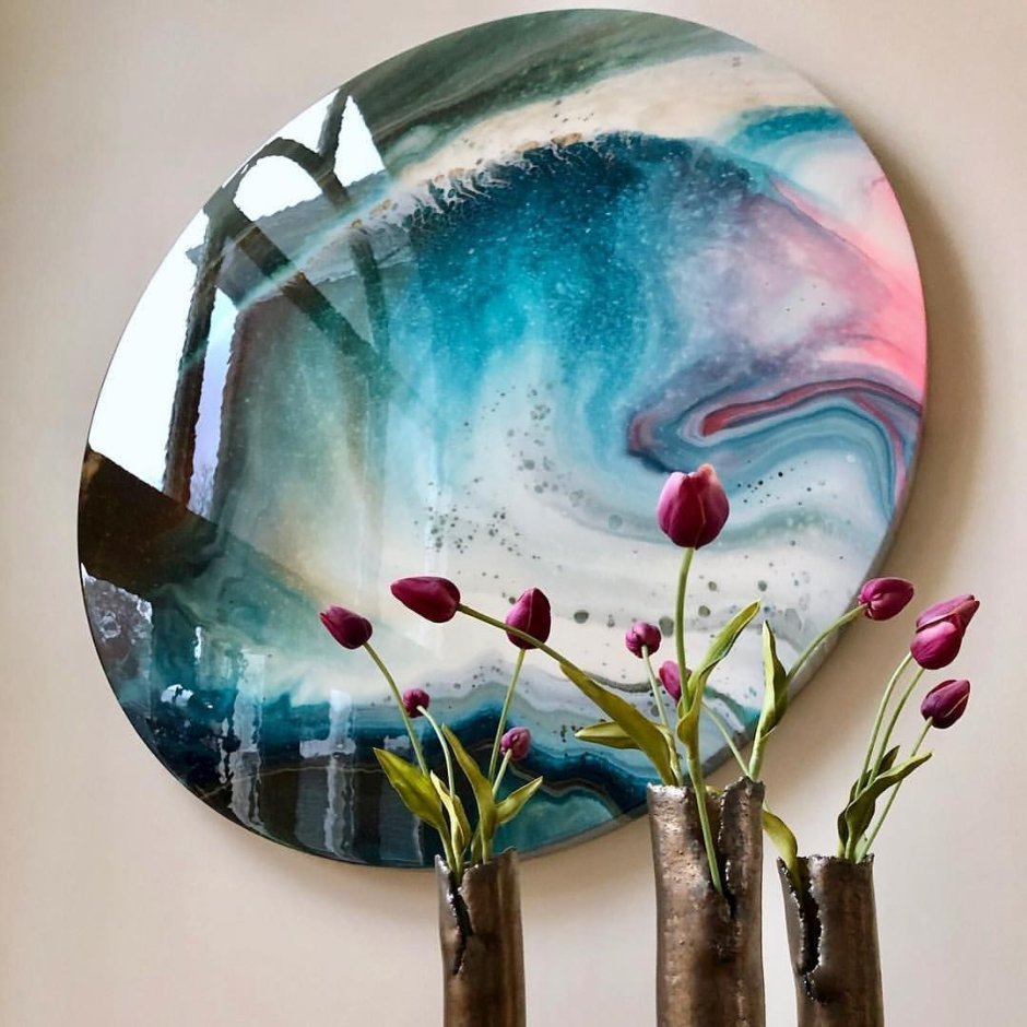 Картины из эпоксидной смолы в интерьере