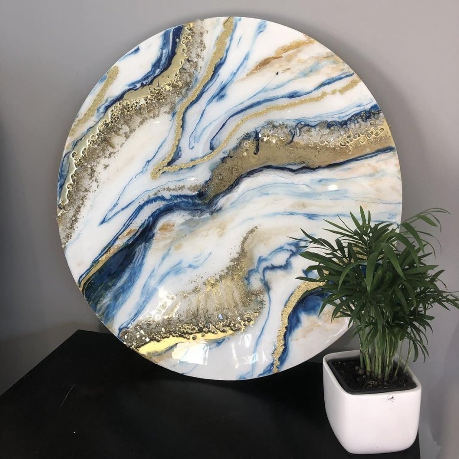Resin Art мрамор