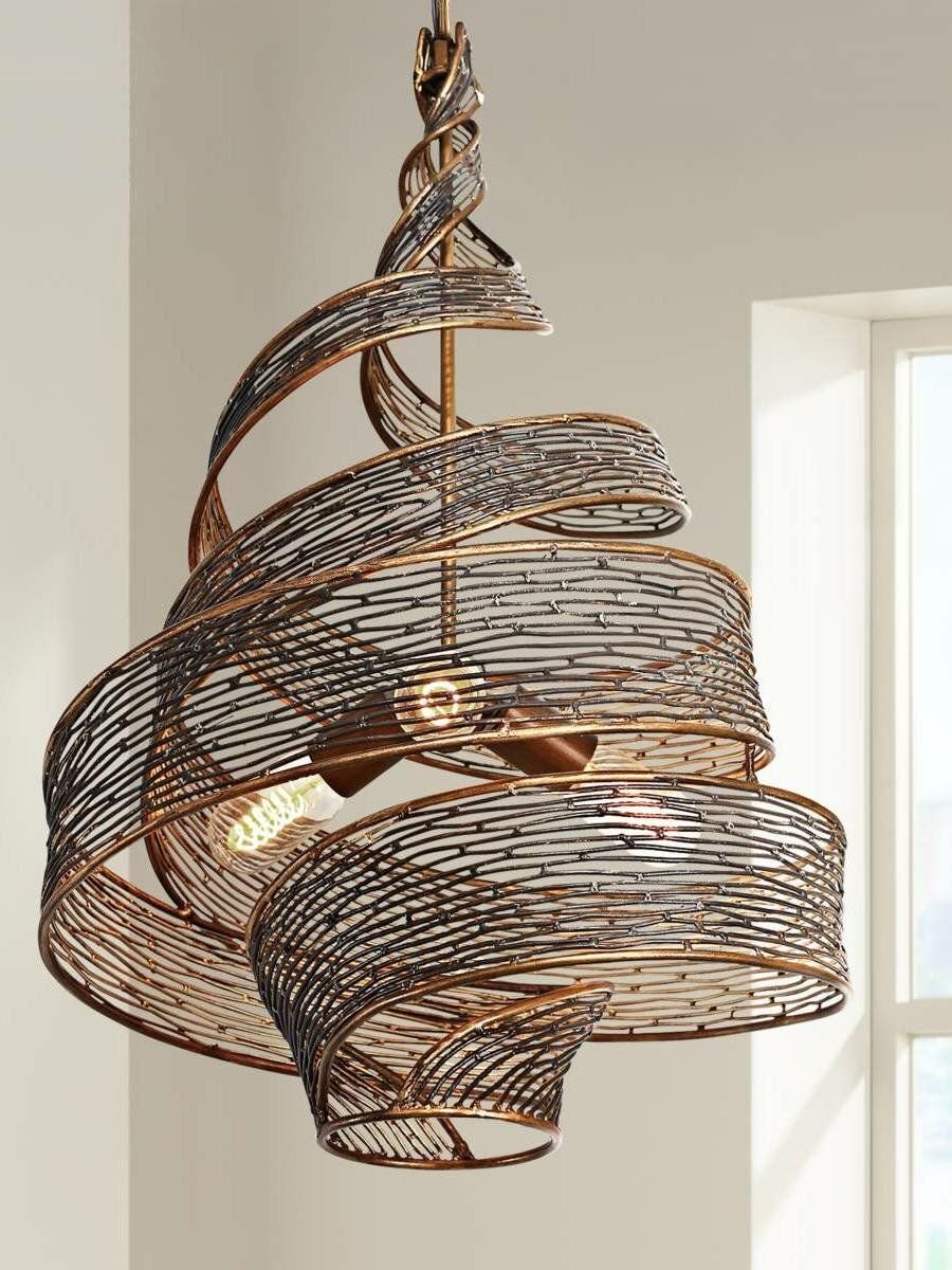 Плетеные люстры для кухни