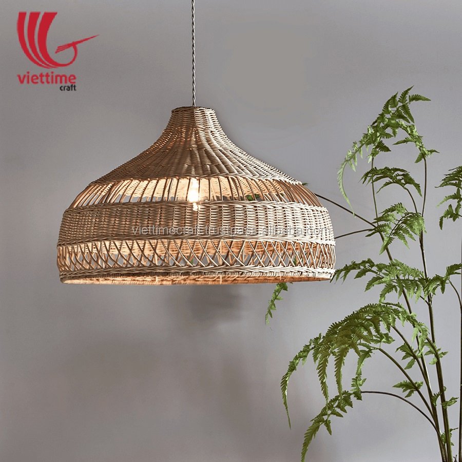 Плетеная люстра