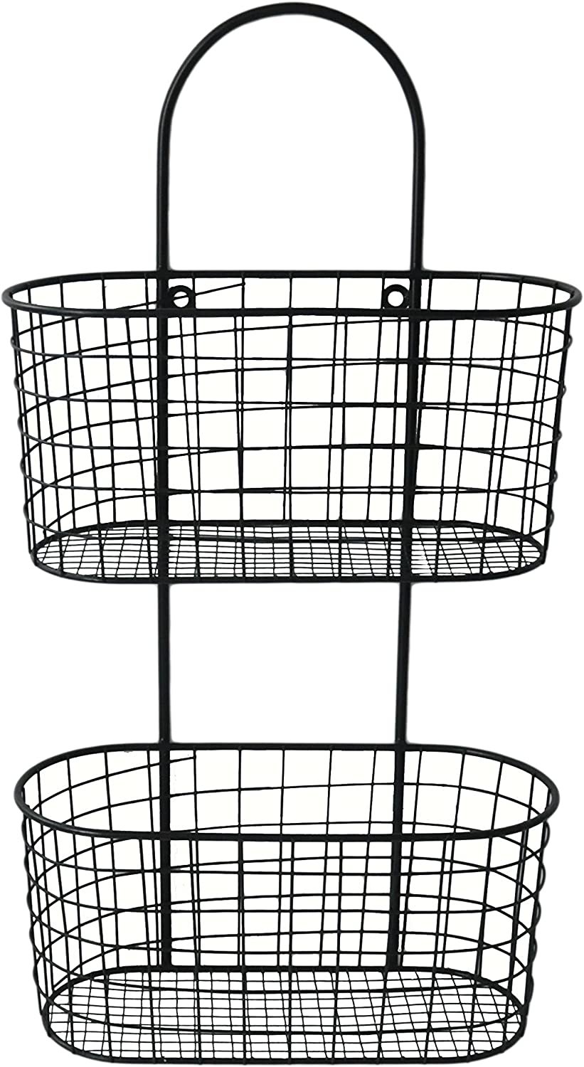Корзинка настенная металлическая
