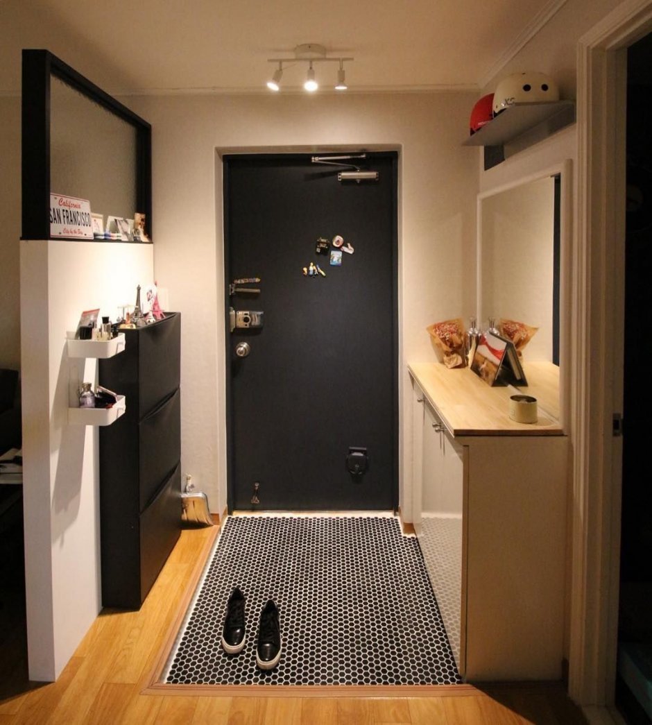 Интерьер маленькой прихожей 3 кв м