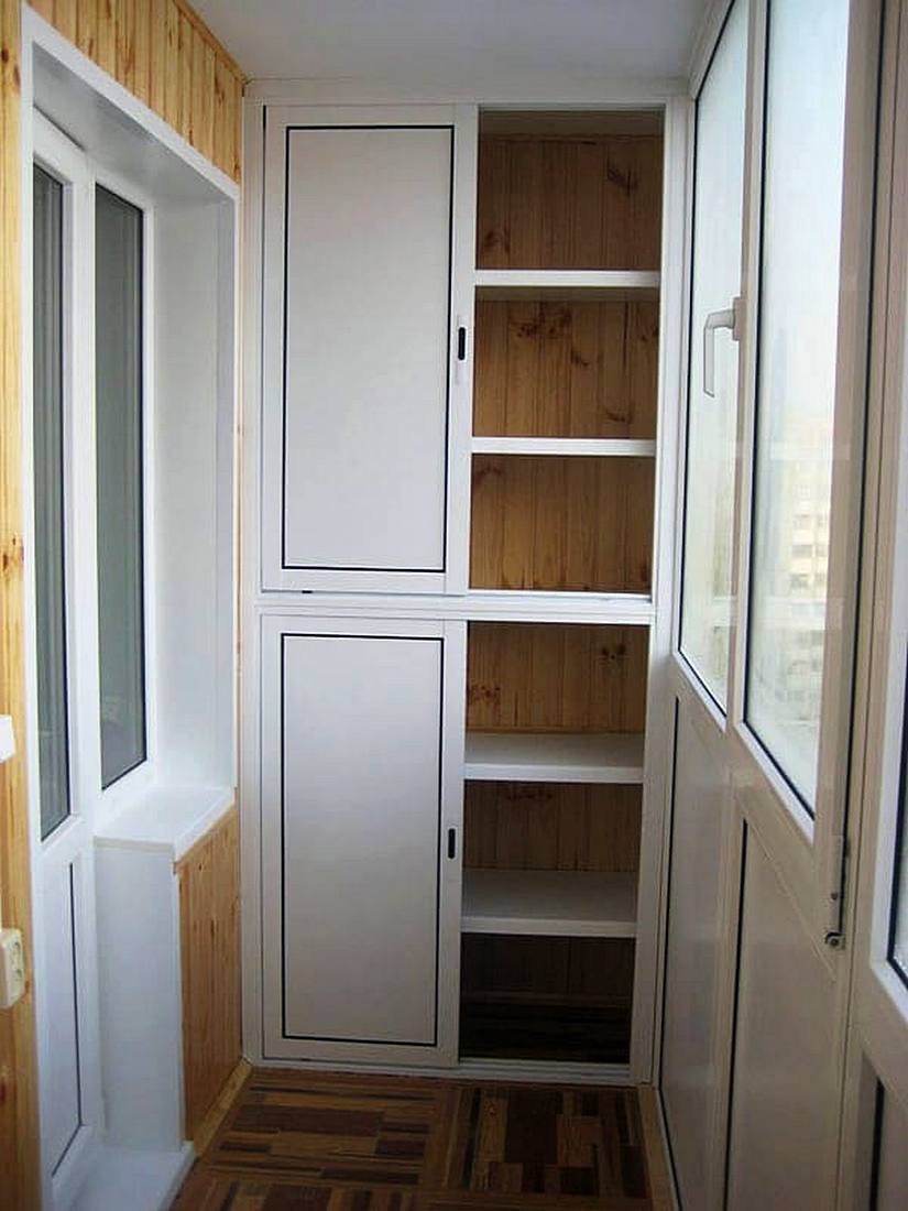 Металлопластиковый шкаф на балкон