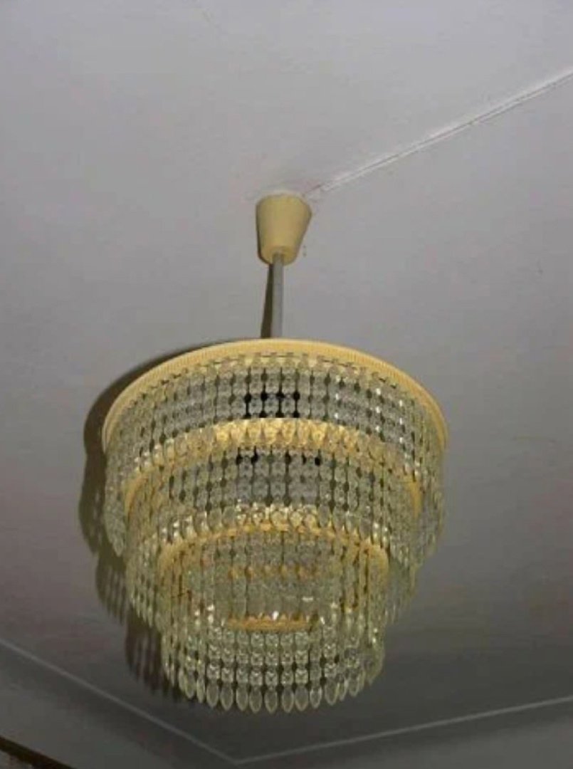 Хрустальная люстра СССР
