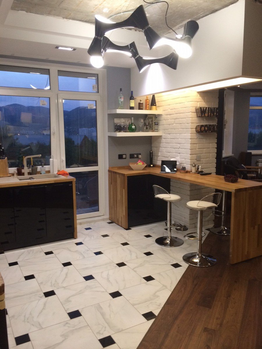 Обеденная зона в хрущевке