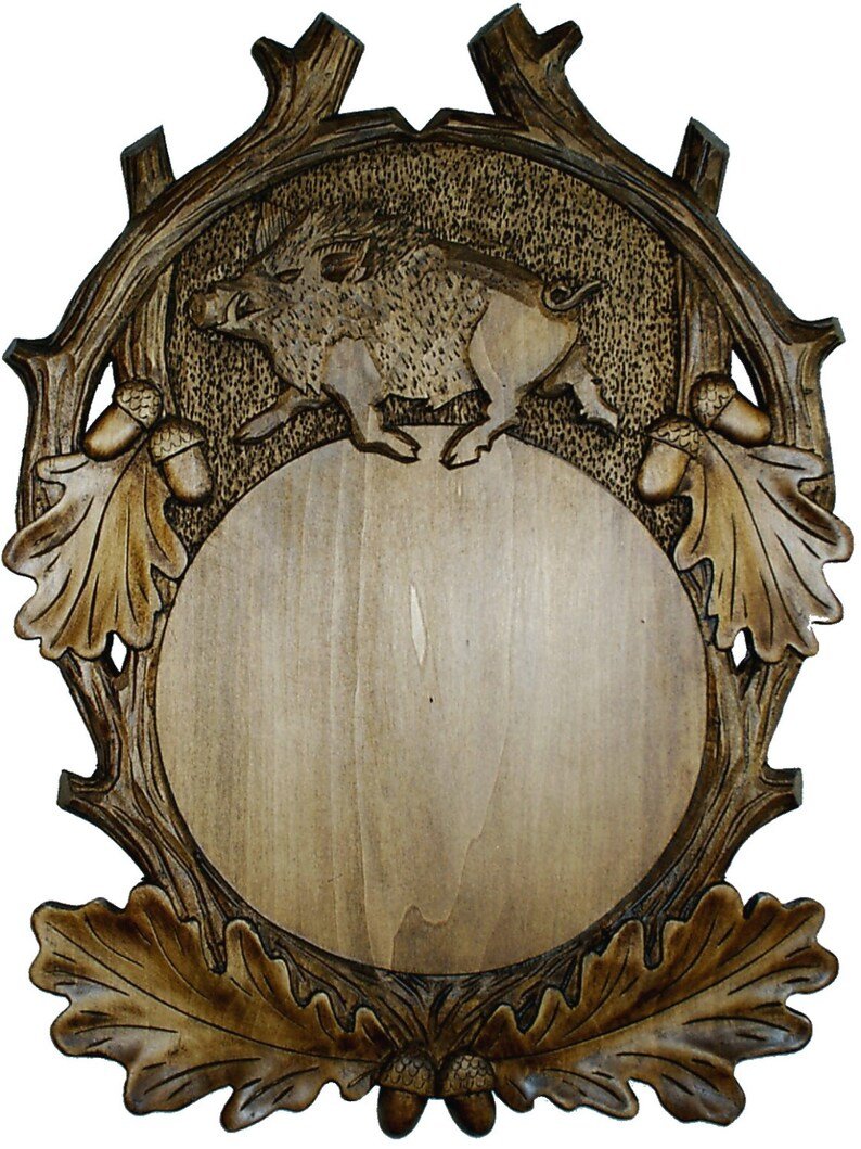 Резьба по дереву медальоны