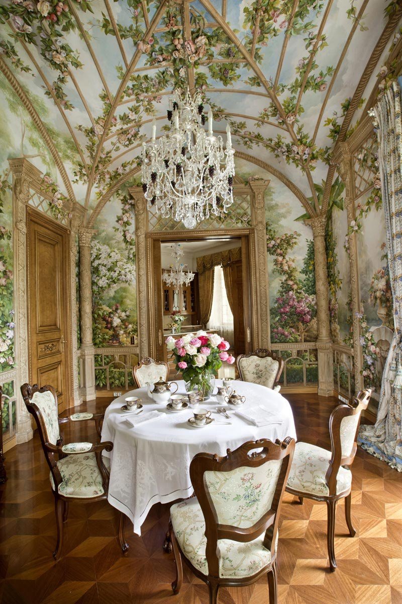 Дом Honka в стиле русской усадьбы XIX века интерьеры