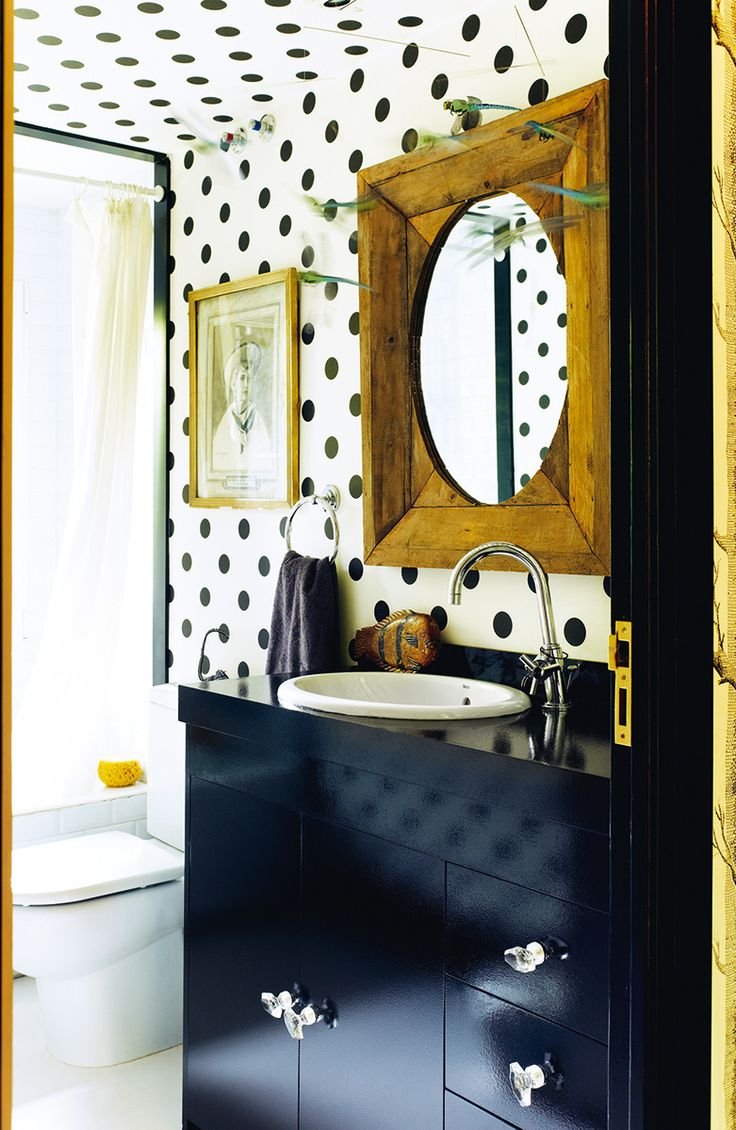 Санузел в горошек