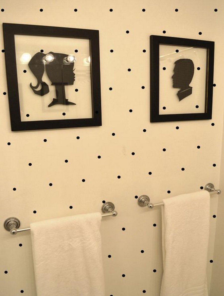 Ванная комната в горошек