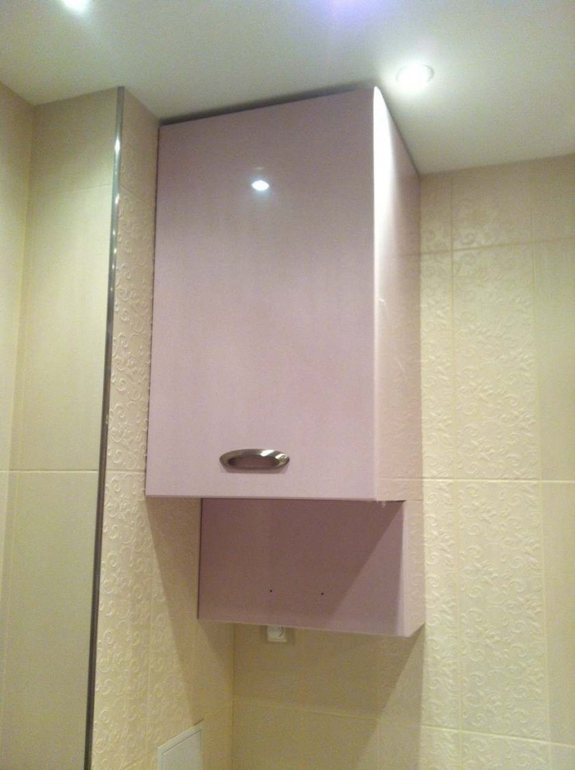 Бойлер в шкафу