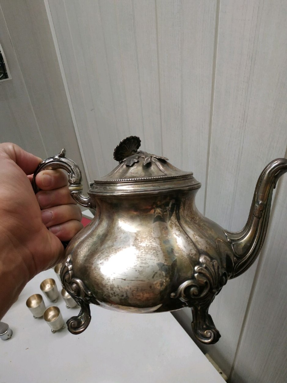 Медный чайник Франция антиквариат