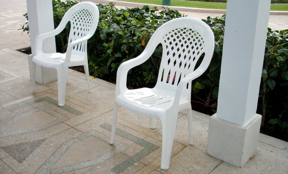 Plastic White Chairs for Patio