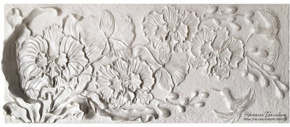 Панно гипсовое настенное