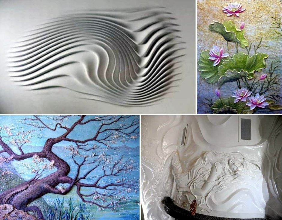 Барельеф на стене своими руками